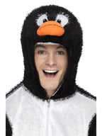 Smiffy's Men's Penguin Costume Includes Jumpsuit with Hood