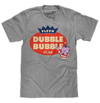 Fleer Dubble Bubble Gum T-Shirt - Athletic Gray Heather