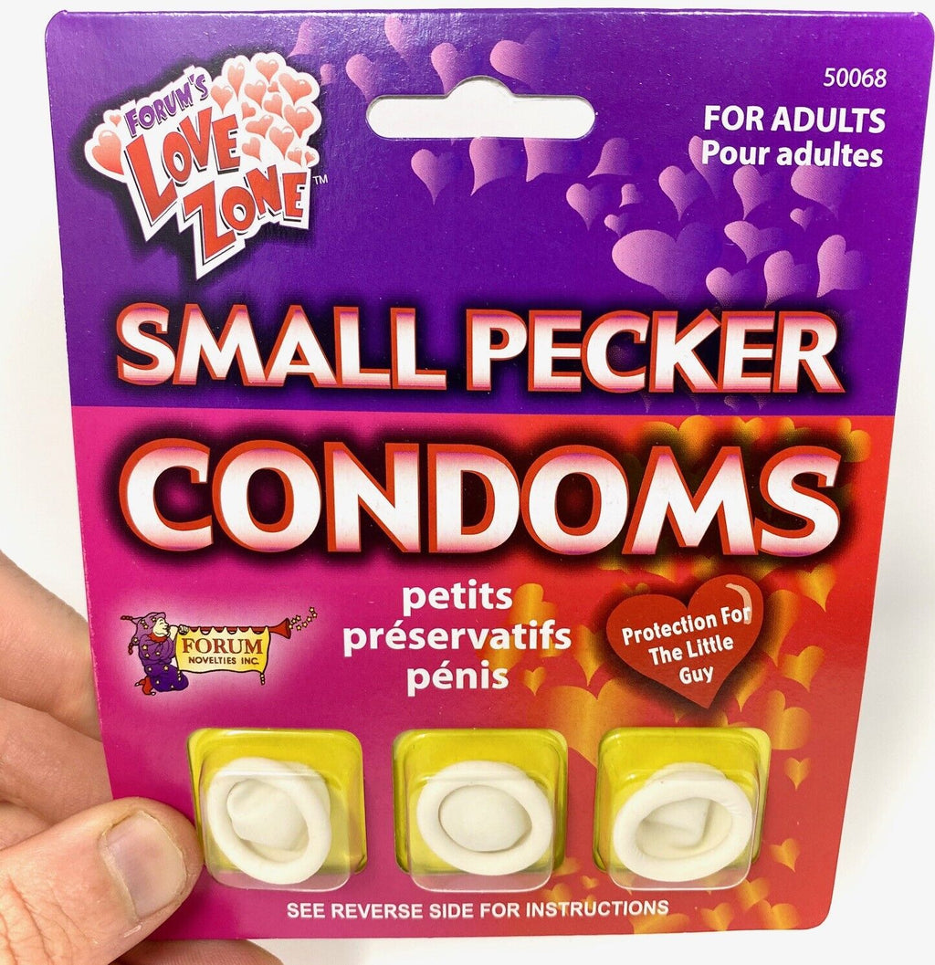Small Pecker Condoms & Mini Willy Weener Cleaner Soap - Adult Gag Joke 🎁😂