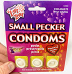 Small Pecker Condoms & Mini Willy Weener Cleaner Soap - Adult Gag Joke 🎁😂