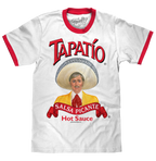 Tapatio Hot Sauce Ringer T-Shirt - White/Red