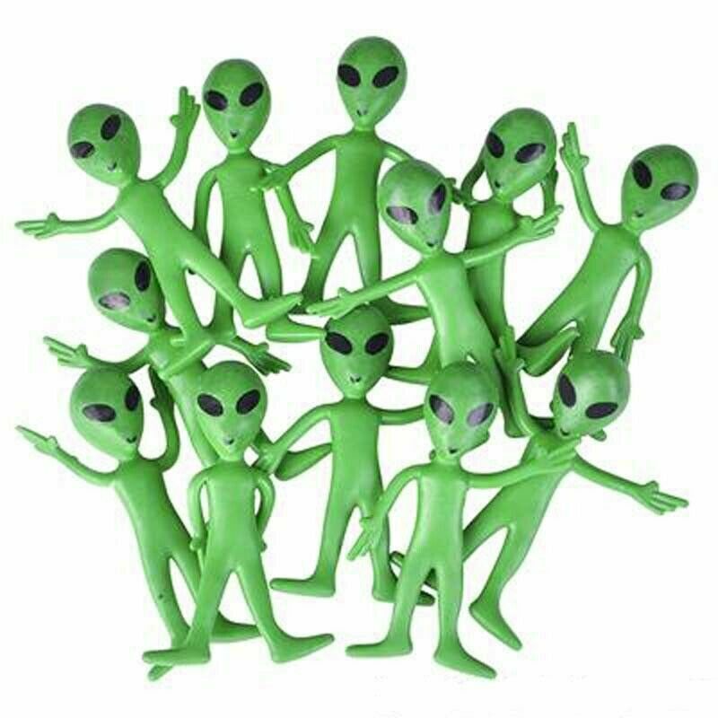 👽 120-Pack Green Bendable Aliens – Party Favor Extraterrestrials