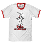 Trix are for Kids! Ringer T-Shirt - White and Red