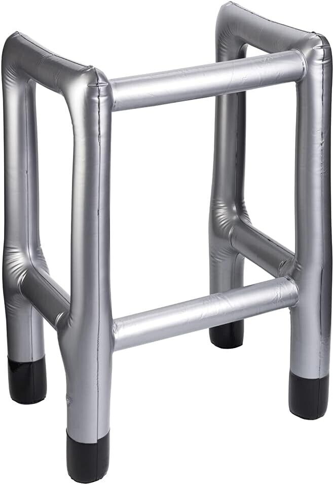 🧓 Inflatable Walker Gag Gift – Hilarious Over-the-Hill Prop!