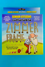🧓 Inflatable Walker Gag Gift – Hilarious Over-the-Hill Prop!