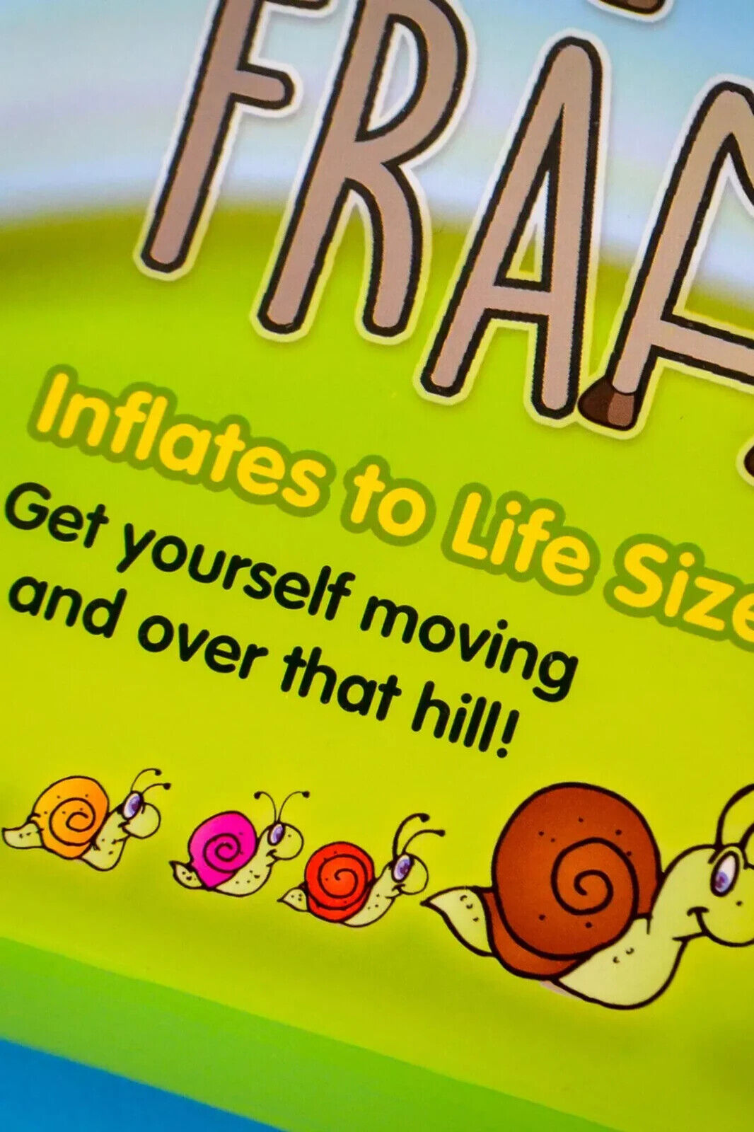 🧓 Inflatable Walker Gag Gift – Hilarious Over-the-Hill Prop!
