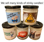 💨 Sweaty Butt Crack Scented Candle – USA Made Gag Gift