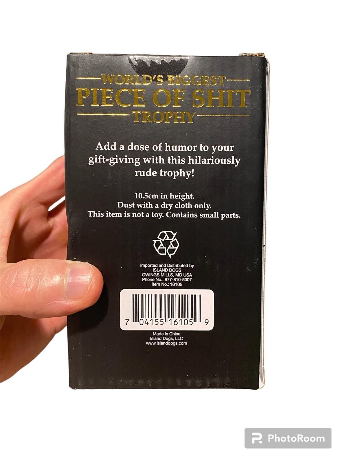 💩 World's Biggest Piece of Sh*t Trophy – Hilarious Gag Gift