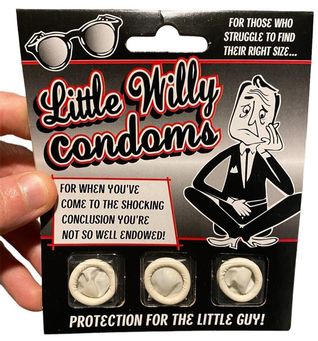 😂 Small Pecker Condoms – 3 Pack Gag Gift
