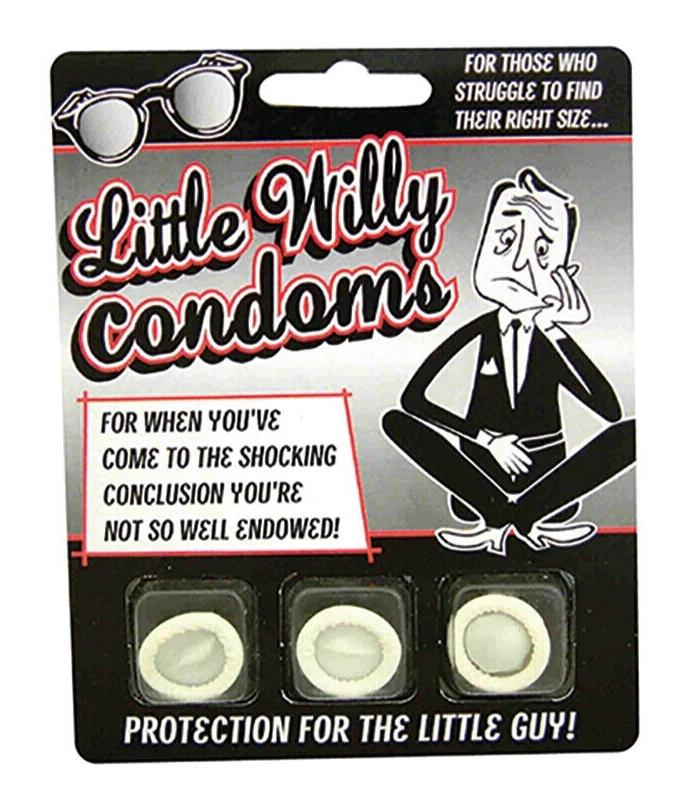 😂 Small Pecker Condoms – 3 Pack Gag Gift
