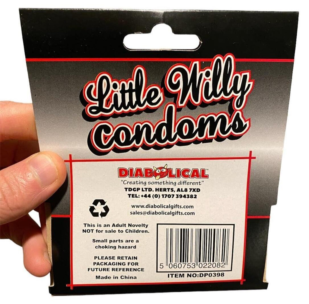 😂 Small Pecker Condoms – 3 Pack Gag Gift