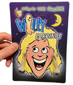 💡 Glow-in-the-Dark Willy Earrings – Gag Gift Pair