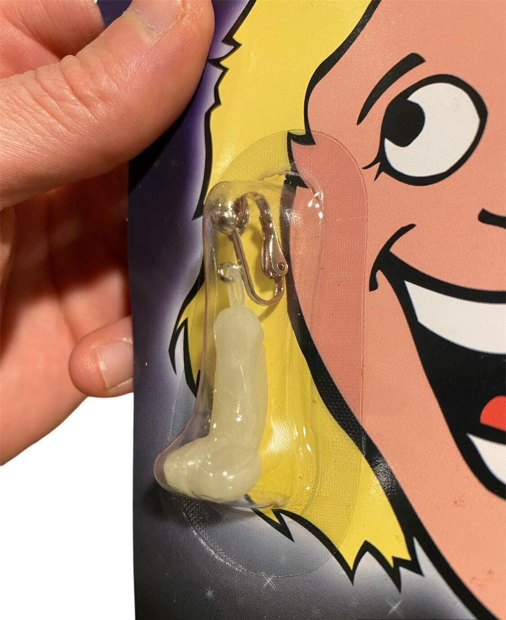 💡 Glow-in-the-Dark Willy Earrings – Gag Gift Pair