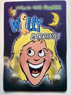 💡 Glow-in-the-Dark Willy Earrings – Gag Gift Pair