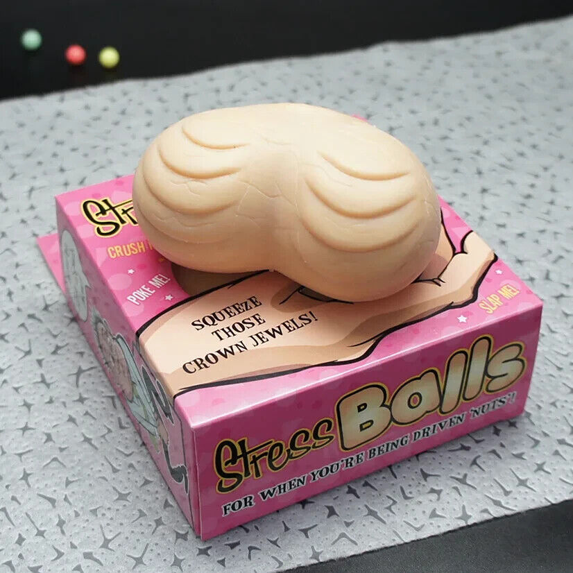 🥜 "Stress Balls" – Squeeze Those Crown Jewels!