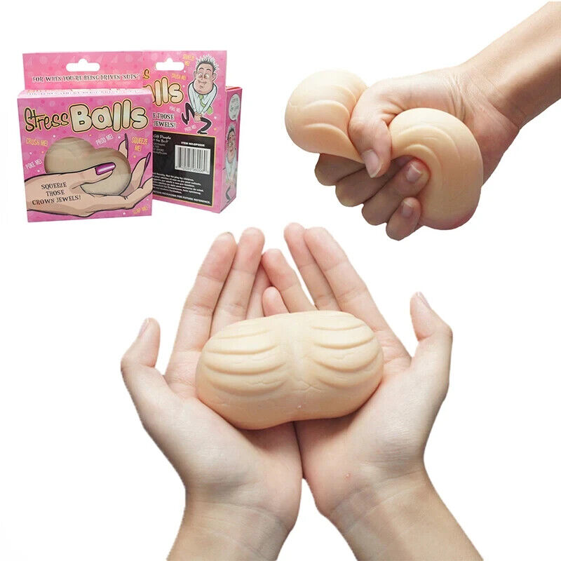 🥜 "Stress Balls" – Squeeze Those Crown Jewels!
