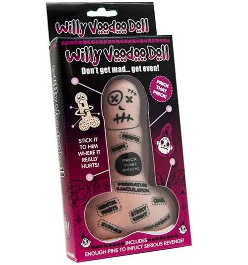 Willy Voodoo Doll with Pins – Funny Adult Gag Gift! 🔮🍆😂