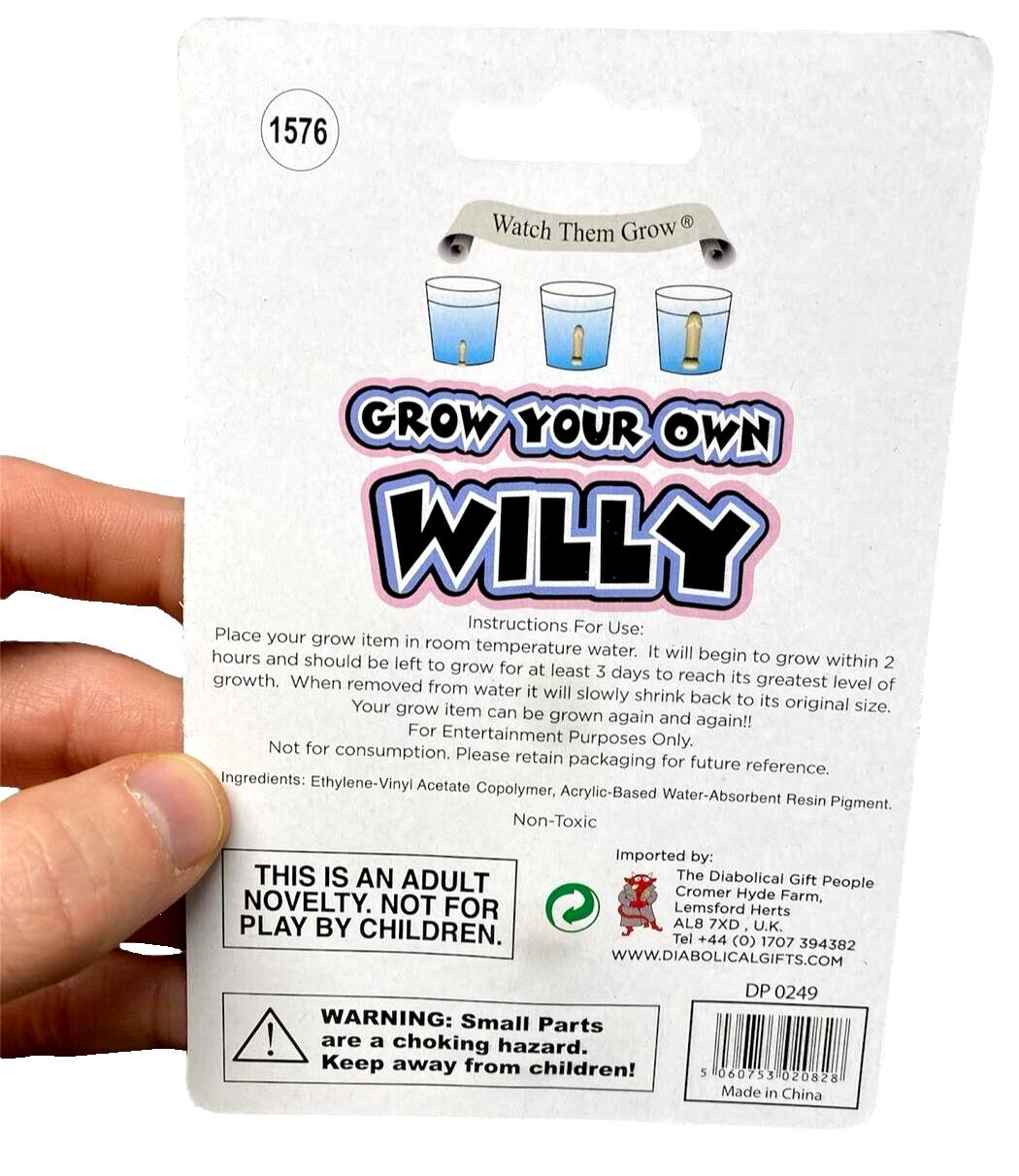 🌊 Grow A Willy – Hilarious Expandable Gag Gift!
