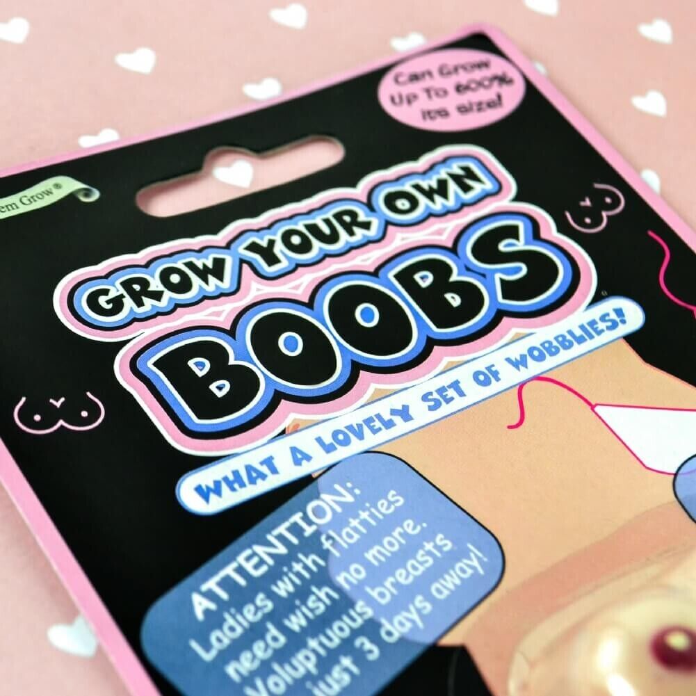 🍒 Grow Your Own Boobs – Expands 600% in Water!