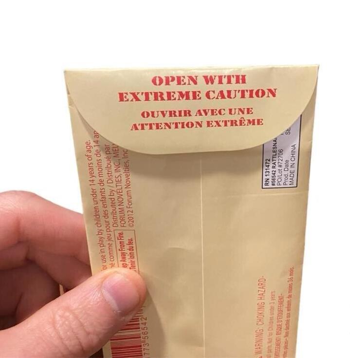 🐍 Rattlesnake Eggs Prank Envelopes – 3 Pack