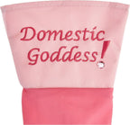 💎 Domestic Goddess Glam Gloves – Pink with Bling Diamond