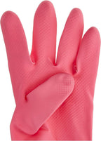 💎 Domestic Goddess Glam Gloves – Pink with Bling Diamond
