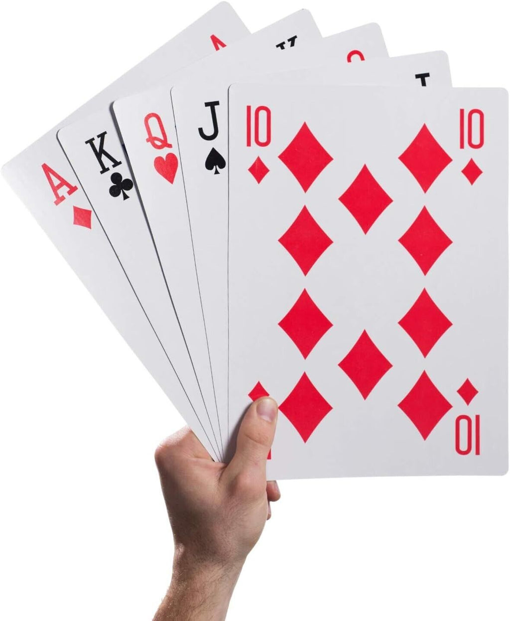 JUMBO MASSIVE SIZE PLAYING CARDS - FULL DECK with Jokers - Funny Novelty Cards