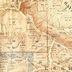 Vintage Map of San Mateo County, California 1894