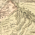 Vintage Map of California 1851