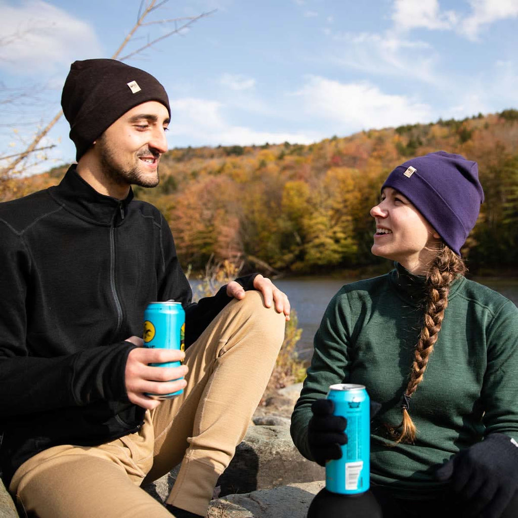 Lightweight Wool Cuff Beanie - 100% Merino Wool