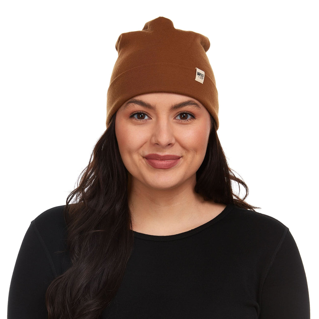 Lightweight Wool Cuff Beanie - 100% Merino Wool