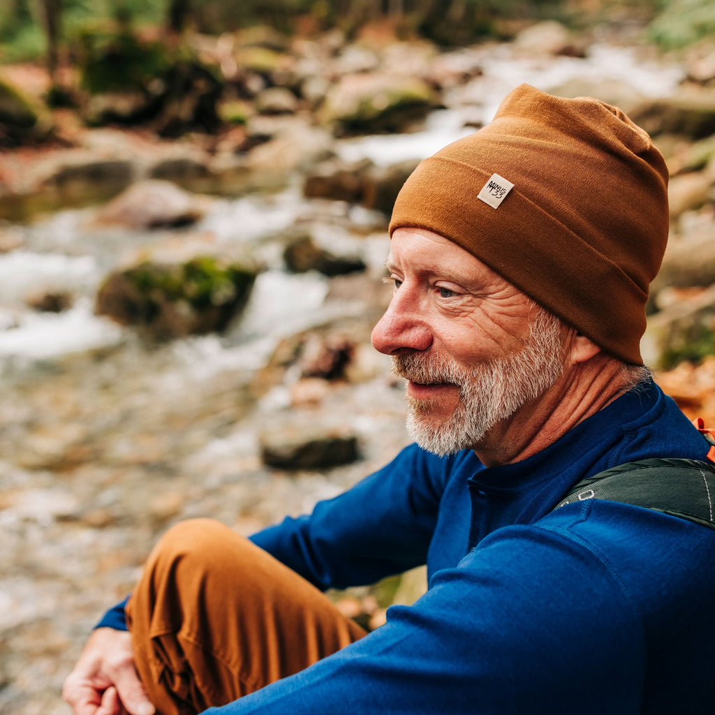 Lightweight Wool Cuff Beanie - 100% Merino Wool