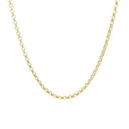 14k Yellow Gold Rolo Chain 1.9mm