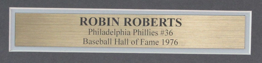 Robin Roberts HOF Signed/Auto 8x10 Photo Philadelphia Phillies Framed JSA 190842