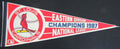 St. Loius Cardinals 1987 Eastern Champions Full Size 12"X30" Pennant 157948