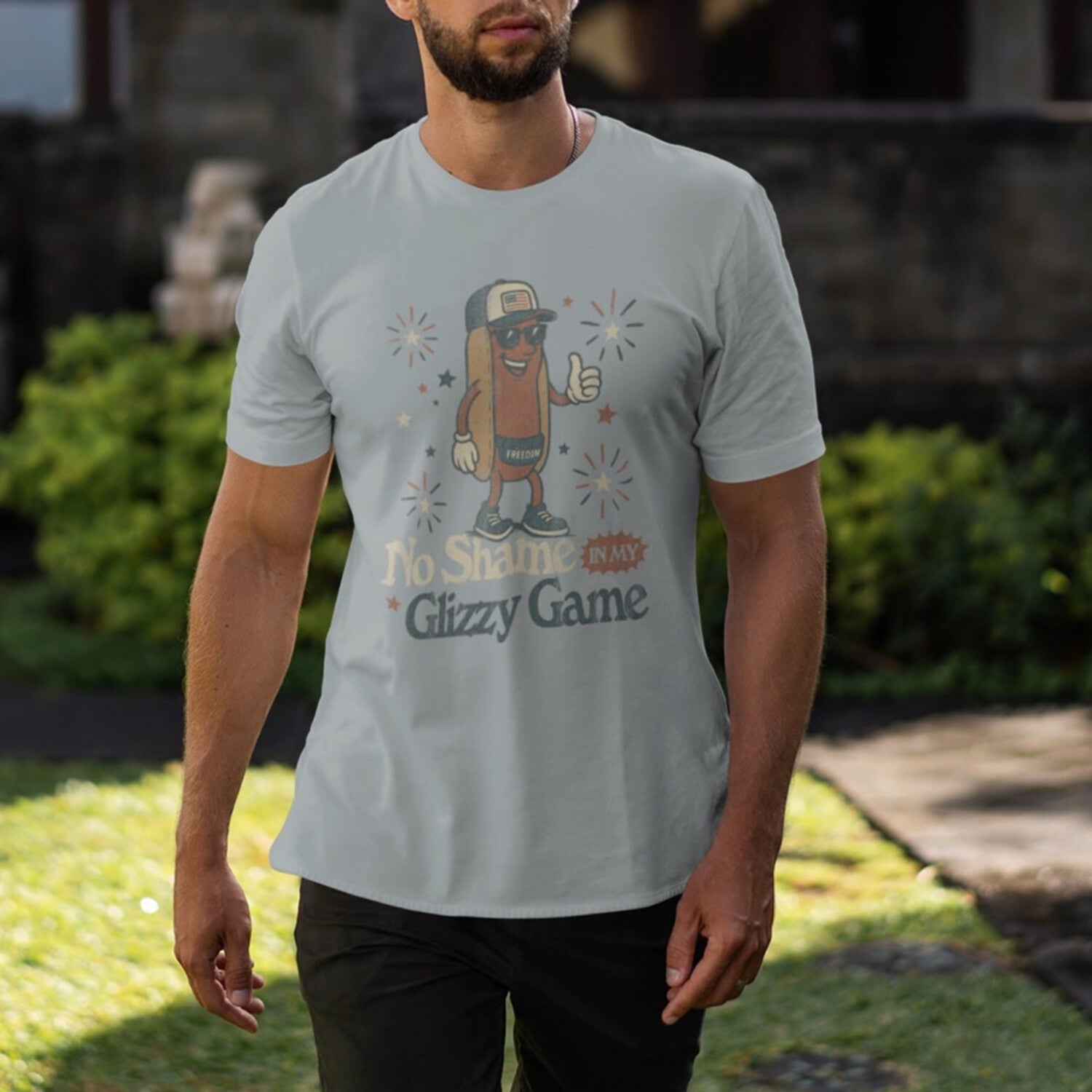 Glizzy Game T-Shirt // Blue