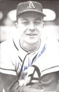 Joe DeMaestri Athletics Signed/Auto 3x5  Photo 178177