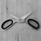 Heavy-Duty Straight Edge Kitchen Shears