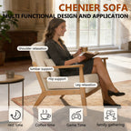 Living Room Chair With Lumbar Pillow