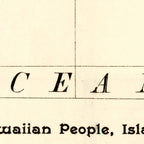 Vintage Map of Hawaii 1893