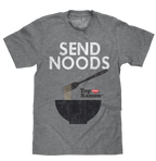 Top Ramen Send Noods T-Shirt - Gray