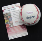 Jose  Vizcaino Signed/Auto Yankees 100th OML Baseball JSA  186777
