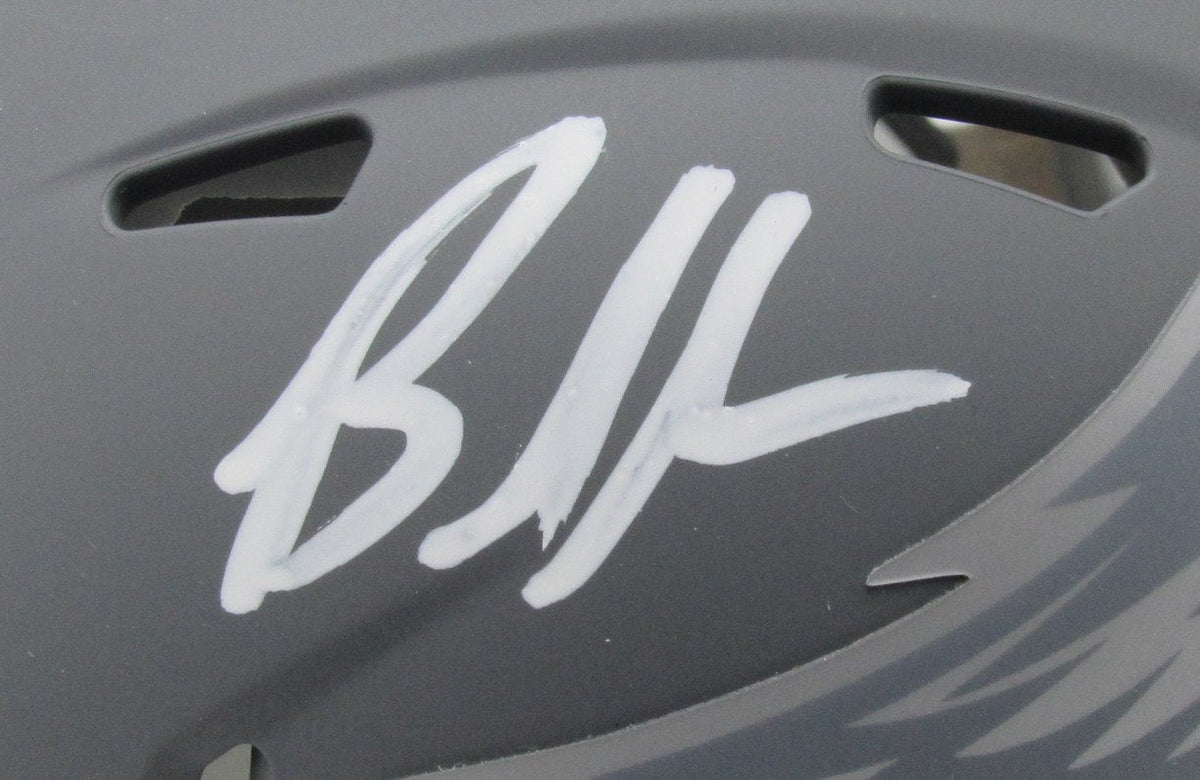 Brandon Graham Autographed Slate Mini Helmet Philadelphia Eagles Beckett 193071
