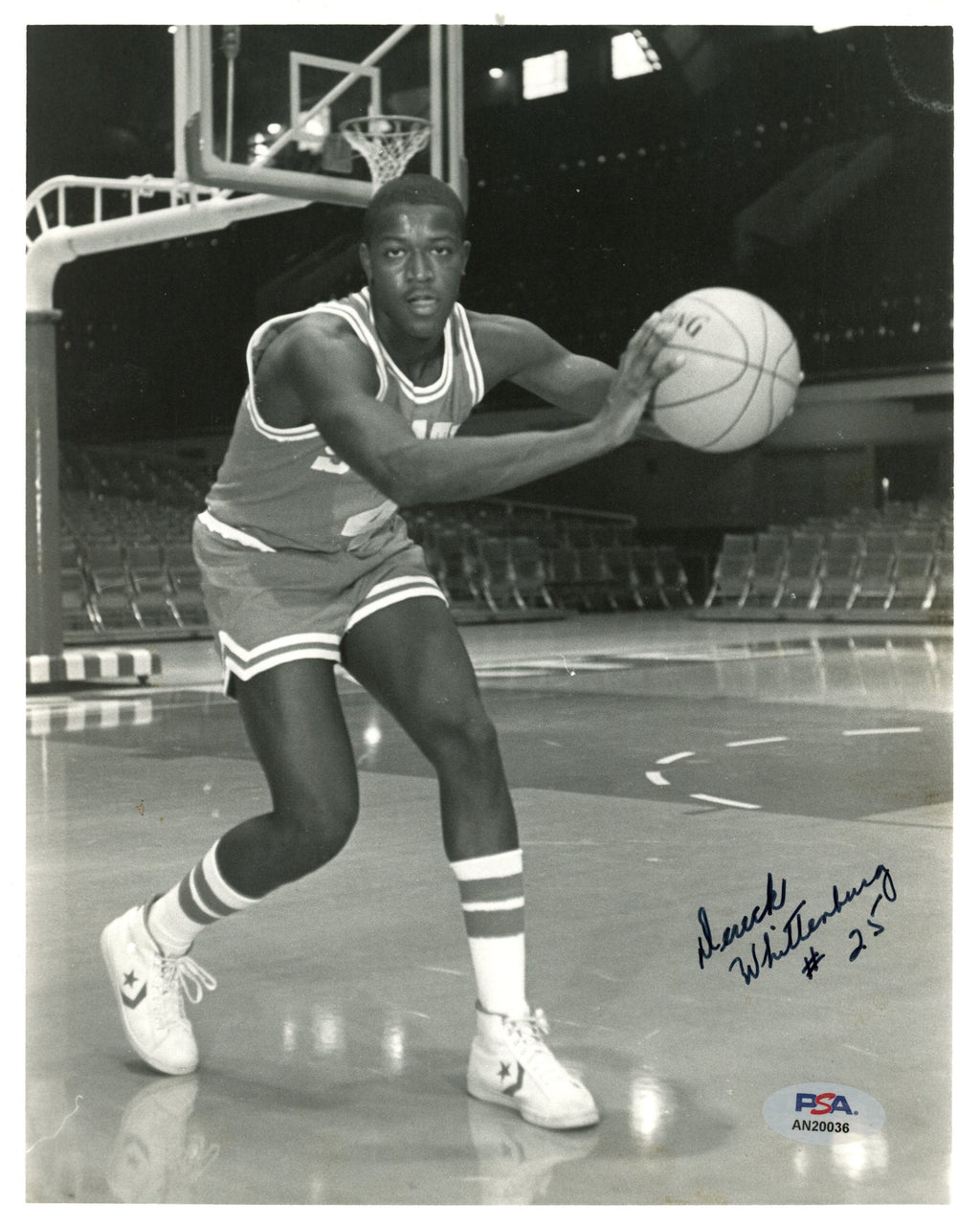 Dereck Whittenburg Signed/Auto 8x10 Photo North Carolina State PSA/DNA 188064