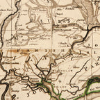 Vintage Map of South Carolina 1780