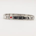 GO BIRDS  Italian Charm Bracelet -Game Day & Special Gift for Eagles Fans