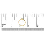 10K Yellow Gold Diamond Accent Initial “A-Z” Ring