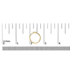 10K Yellow Gold Diamond Accent Initial “A-Z” Ring