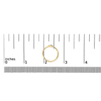 10K Yellow Gold Diamond Accent Initial “A-Z” Ring