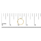 10K Yellow Gold Diamond Accent Initial “A-Z” Ring